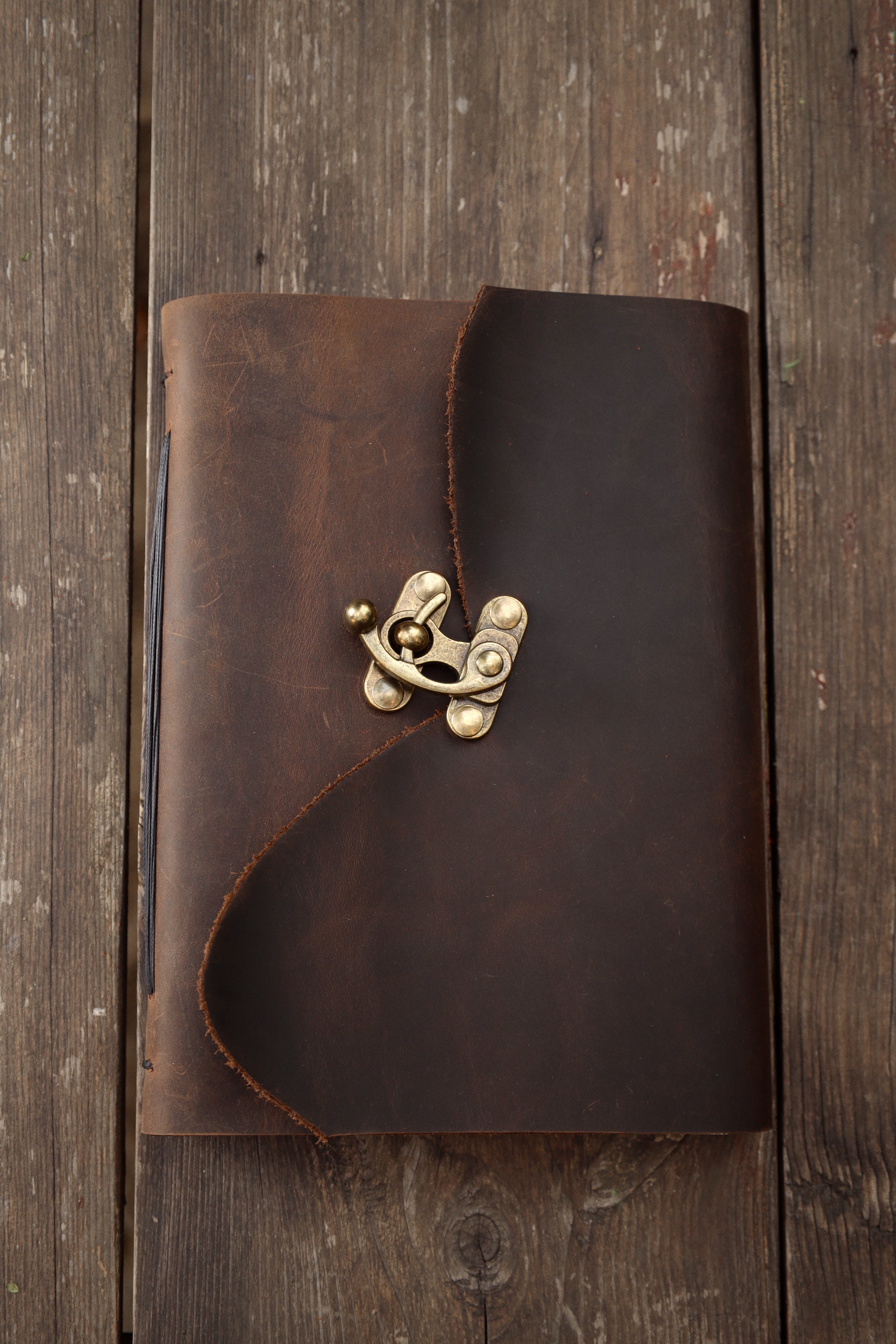 Leather Notebook with locker